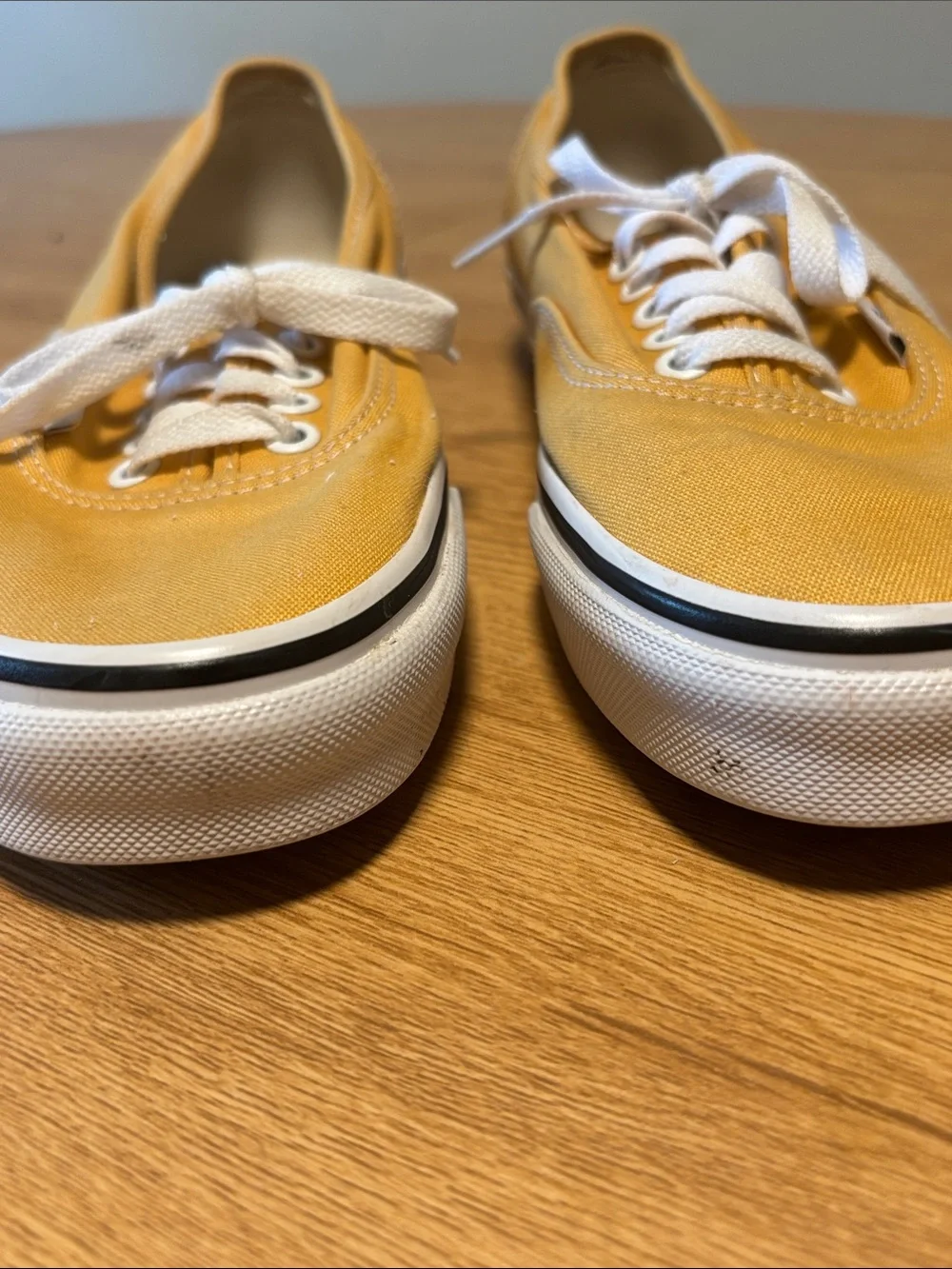 Vans Women’s Low-Top Canvas Sneakers in Yellow